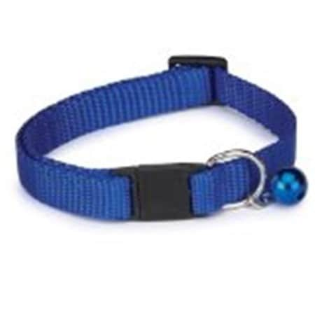 Basic Nylon Cat Collar 8-12 In Blue